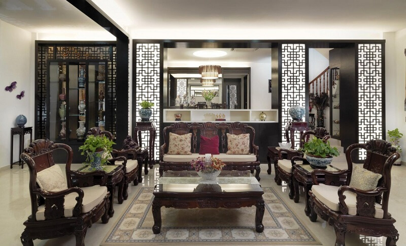 Chi thiết đơn giản trong thiết kế nội thất Biên Hòa theo phong cách truyền thống